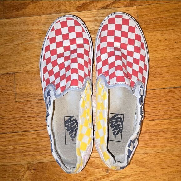 Vans Checkerboard Slip On Sneakers Womans Size 8.5 - Picture 5 of 7